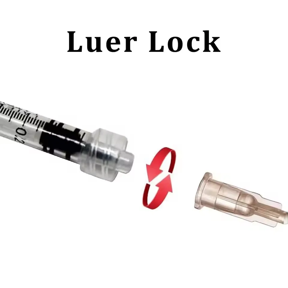 For Scientific Labs, Industrial Adhesives, Individually Package Disposable Plastic Sterile Syringes with 25Ga Cap