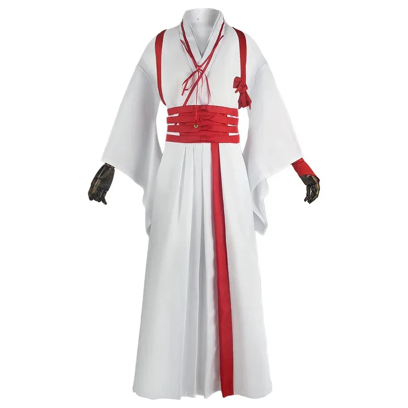 

Jigokuraku Hells Paradise Cosplay Anime Yamada Asaemon Sagiri Cos Costume Headband Kimono White Robe Uniform Full Set