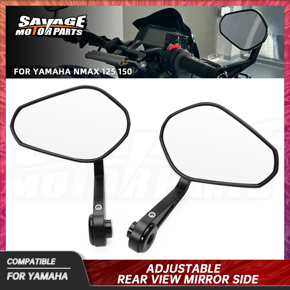 

For Yamaha NMax 125 150 Adjustable Rearview Mirrors GPD125 GPD150 Motorcycle Accessories E9 360 Degree Rear View Mirror Side