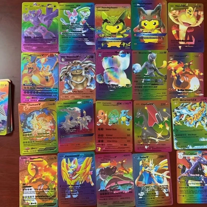 55PCS Pokemon Cards…