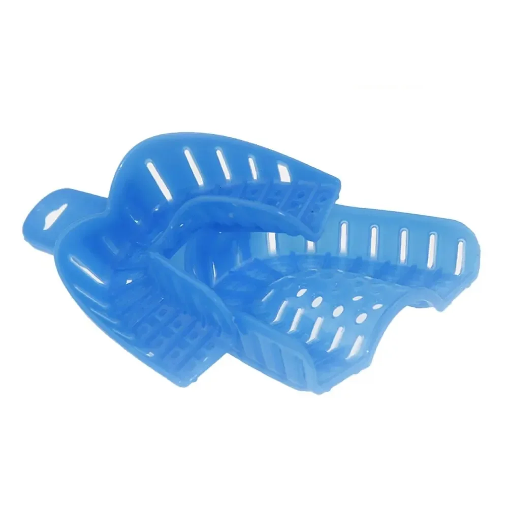 ELIJAH 9Pcs/Set Disposable Plastic Dental Impression Trays Dental Dental Impression Plastic Tray Dentist Laboratory Tool