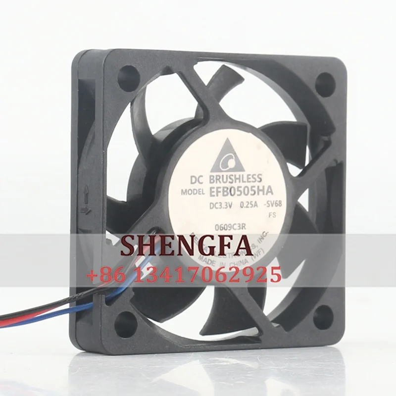 cooling fan EFB0505HA Delta 5V 12V 24V 48V DC3.3V 0.25A ultra-thin quiet graphics card usb Double Ball AC EC 5010 50X50X10MM 5CM