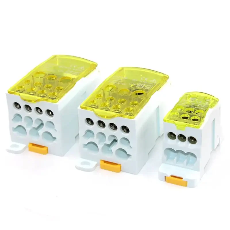 Elektrischer Split-DIN-Schienenklemmenblock, Anschlussdose, Stromkabel, elektrischer Steckverbinder UKK80A, 125 A, 160 A, 250 A, 400 A, 500 A