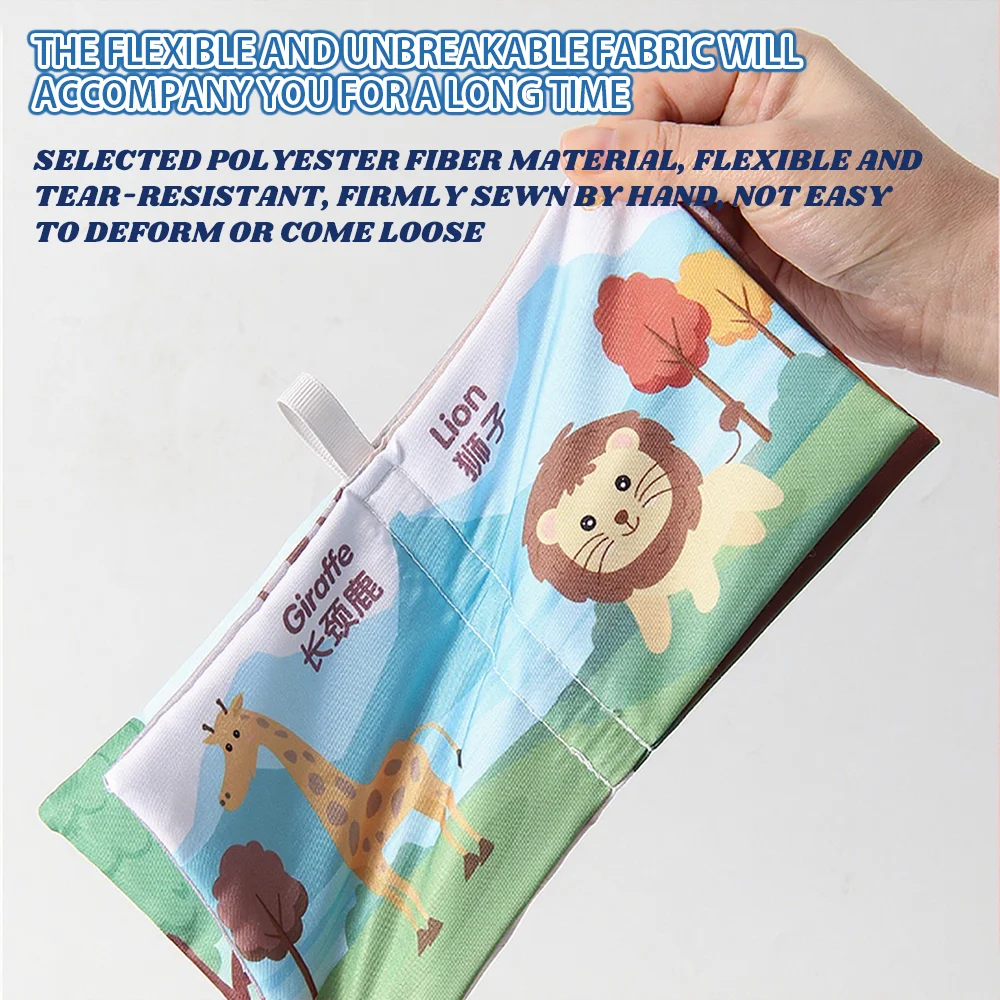 Libri per bambini da 0 a 6 mesi, libri morbidi plissettati in tessuto ufficiale touch and feel, nuovi giocattoli per bambini, giocattoli regalo per ragazzi e ragazze