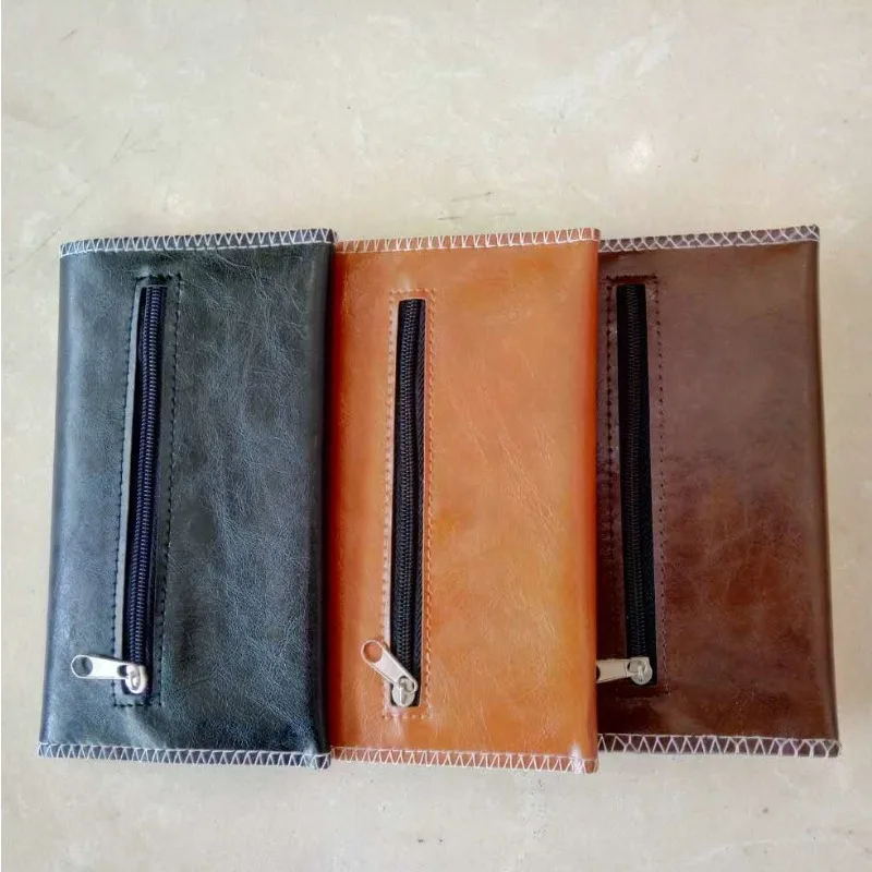 Tobacco Bag Practical Imitation Leather Tobacco Pouch Handcrafted Leather Wallet Bag Waterproof Bag Portable