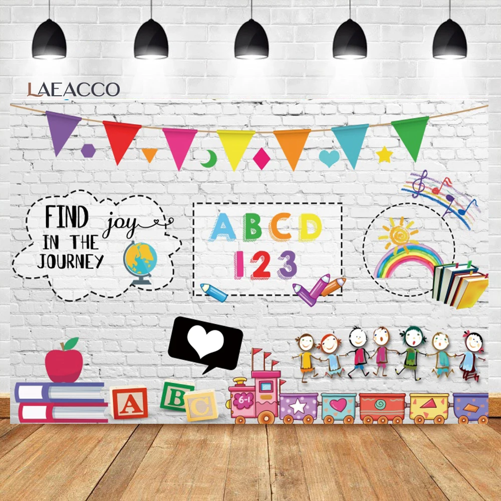 Laeacco Chúc Mừng Tốt Nghiệp Nền Con Cú Dễ Thương Quả Cầu Mẫu Giáo Trang Trí Trẻ Em Chân Dung Tùy Chỉnh Chụp Ảnh Bakcdrop