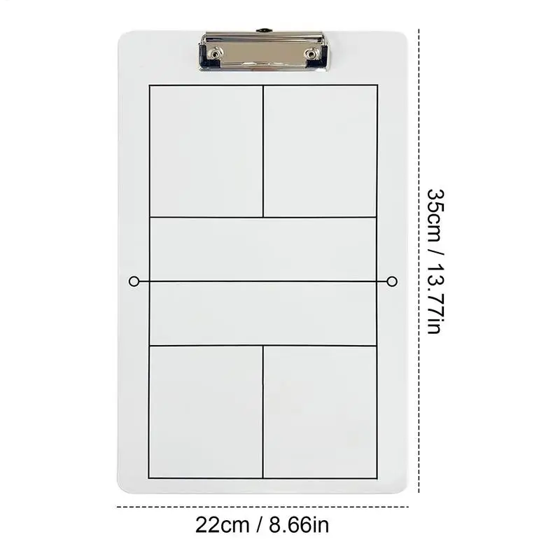 Portapapeles borrable para entrenadores, portapapeles de dibujo Pickleball para entrenar, equipo de ayuda para entrenamiento de construcción robusta para competición