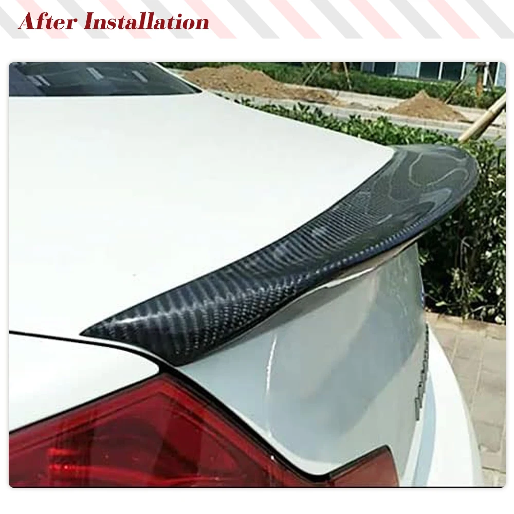 Carbon Fiber/FRP Car Rear Trunk Spoiler Wing For Infiniti G25 G35 G37 Q40 2006-2015 Sedan 4 Door Rear Boot Lid Spoiler Wing