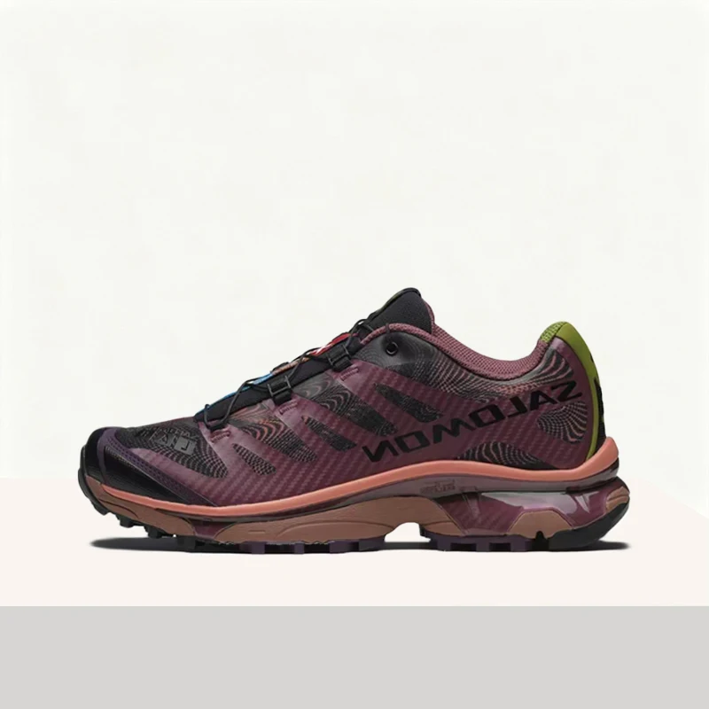 Salomon XT-4 OG: Stylish, Retro, Classic, Versatile, Durable Low-Cut Outdoor River-Crossing Shoes (Unisex) - Burgundy  477472