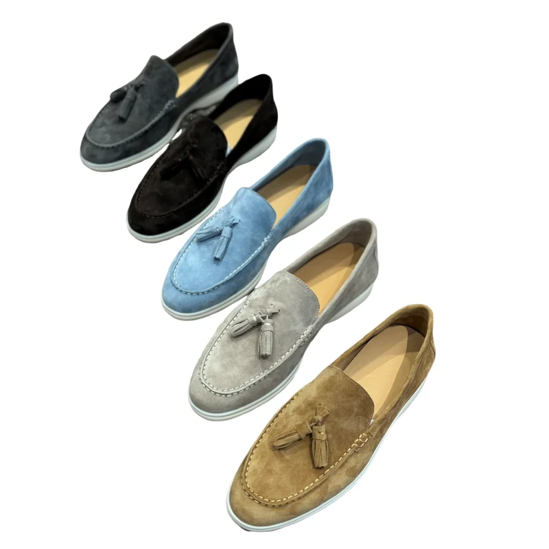 

Men’s Slip-On Loafers with Soft Insole Men’s Leather Loafers for Business Casual Loafers with Soft Leather Upper AG1003