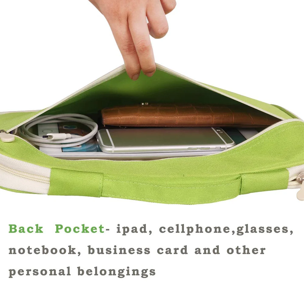 

EF-Multi-Functional Portfolio Travel File Organizer Waterproof A4 Document Bag Zippered Case Pouch For Ipad,Journals