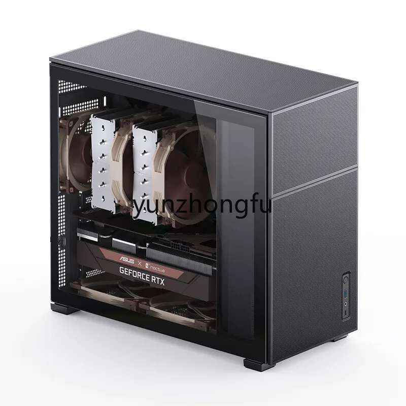 D41 Mesh Black ATX Chassis Double 360 Cold Type/Vertical Duct/Long Graphics Card