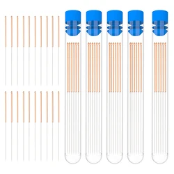 50 piezas de agujas de limpieza de boquillas de impresora 3D, limpiador de agujas de acero inoxidable de 0,5 mm y 0,4 mm, accesorio de impresora 3D