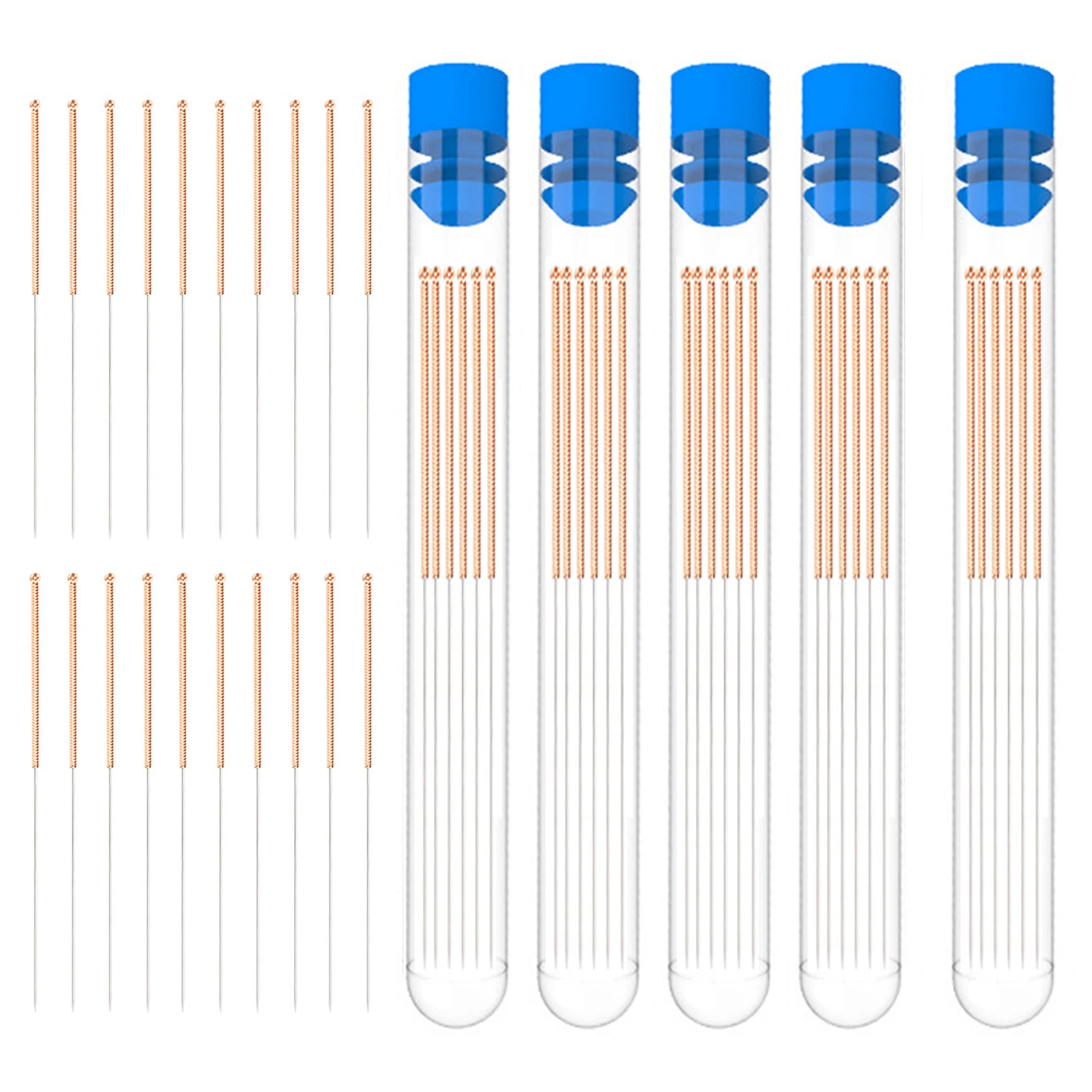 50 Pieces 3D Printer Nozzle Cleaning Needles,0.5mm 0.4 mm Stainless Steel Needles Cleaner 3D Printer Accessory