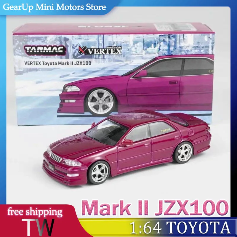 

Tarmac Works 1:64 Toyota Mark Ii Jzx100 Alloy Diecast Car Model Desktop Decoration JDM Car Model Collectors Toy Gift In Stock