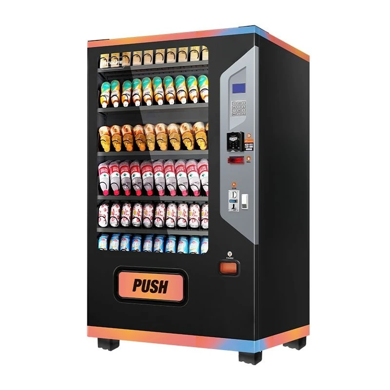 Outdoor Vending Machine, Custom Commercial Refrigerated Unit SDK Cloud Management Multi Payment System ADA CE/FCC Certified
