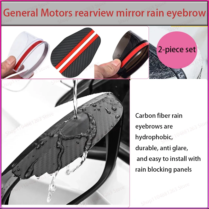 

Car Side Rear View Mirror Rain Eyebrow Visor for Toyota Prius Levin Crown Avensis Previa FJ Cruiser Venza Sienna Alphard ZELAS
