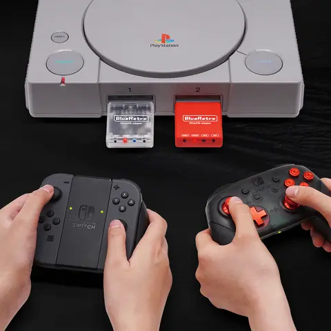 RetroScaler BlueRetro 무선 컨트롤러 수신기 어댑터 PS2 PS1 PS One PS4 PS5 Nintendo Switch 8Bitdo Contorllers