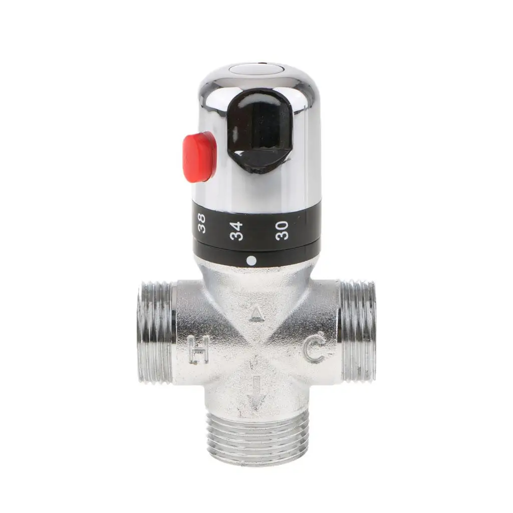 Solar Thermostatic Mixing Valve Water Control Mixer #4 DN25