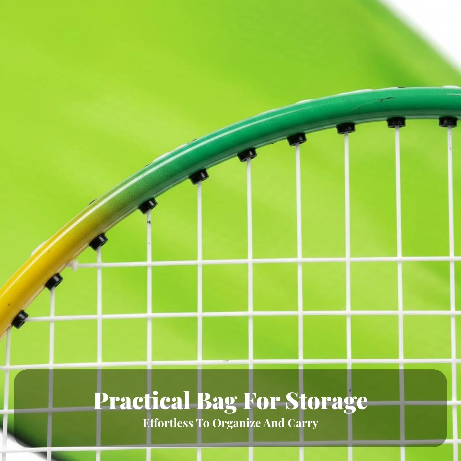 

2 Pieces Badminton Racket Set Sturdy Badminton Racket Pair Sports Equipment Portable Wrapped Handles for Children