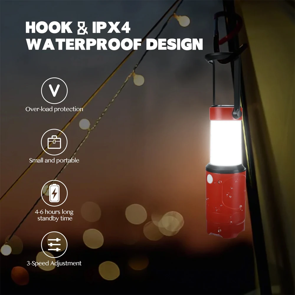 โคมไฟ LED พกพาฉุกเฉินแบตเตอรี่ Li-ion 12V ใช้ได้กับ900LM ไร้สายของ Milwaukee