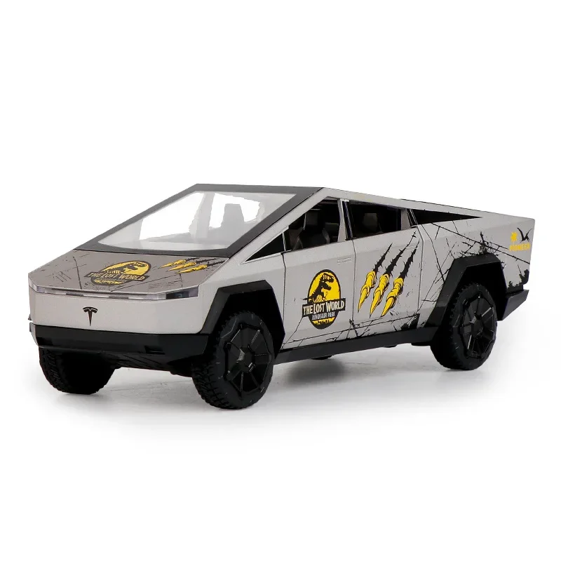 1:24 captador veículo off-road diecast liga de metal modelo carro som luz puxar para trás coleção crianças brinquedo presente