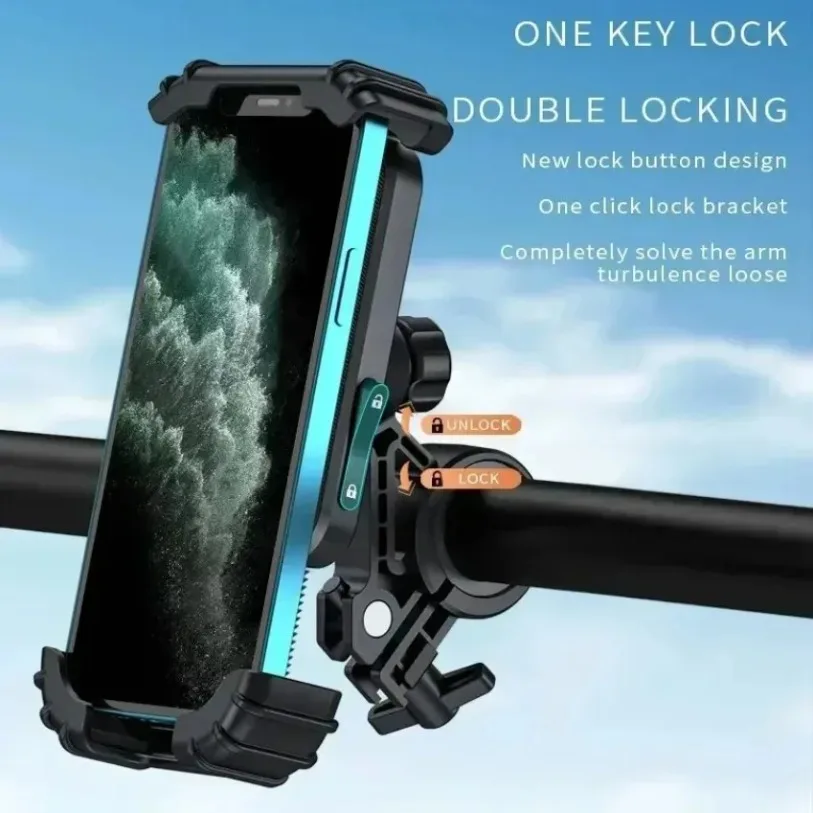 

Private Model Bike Stand Upgrade Thickened Four Corners Durable Rider Shockproof Navigation Stand Riding MotorcycleStand