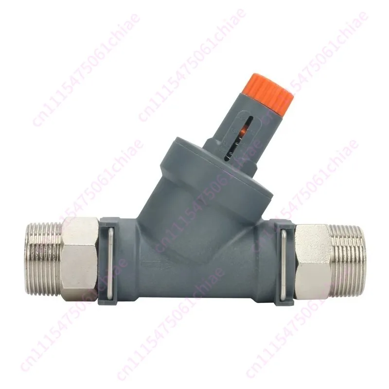 Fangwei Visual Adjustment Differential Pressure Bypass Valve High Strength Nylon Plastic Heat Pump Differential Pressure