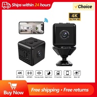 Mini WIFI Camera 4K Full HD Home Security Camcorder Night Vision Micro Cam Motion Detection Video Remote Monitor