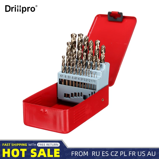 Dormer cobalt drill bit set sale