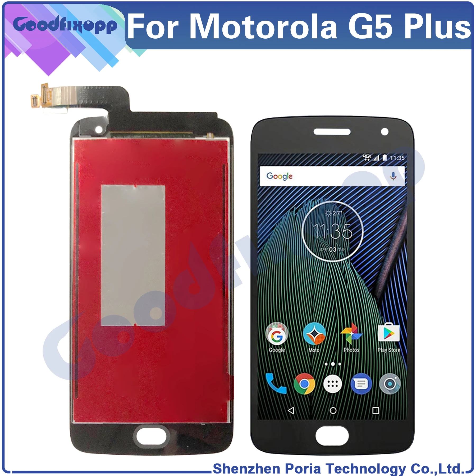 

For Motorola Moto G5 Plus XT1685 XT1687 XT1684 XT1686 LCD Display Touch Screen Digitizer Assembly Repair Parts Replacement