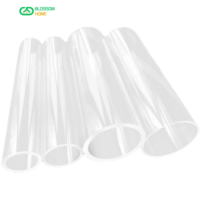 Tube en plexiglas transparent en acrylique, tube en verre organique, Lucite, PMMA, 3mm, 4mm, 5mm, 6mm, 7mm, 8mm, 9mm, 10mm OD