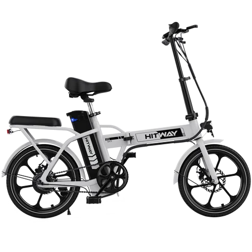 Hitway Elektrofahrrad E-Bike Faltbares Stadtrad 36V/13Ah Lithium-Akku, Elektrische Reichweite 35-90 km