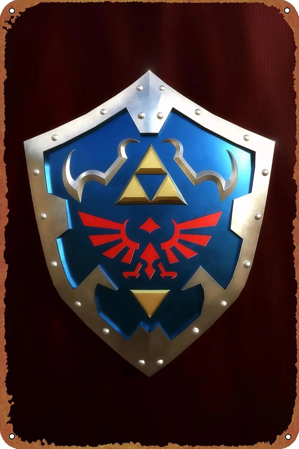 Ocarina of Time Game Poster Tin Sign Cafe bar Home Wall Art Decoration Retro Metal Tin Sign 8x12 inch