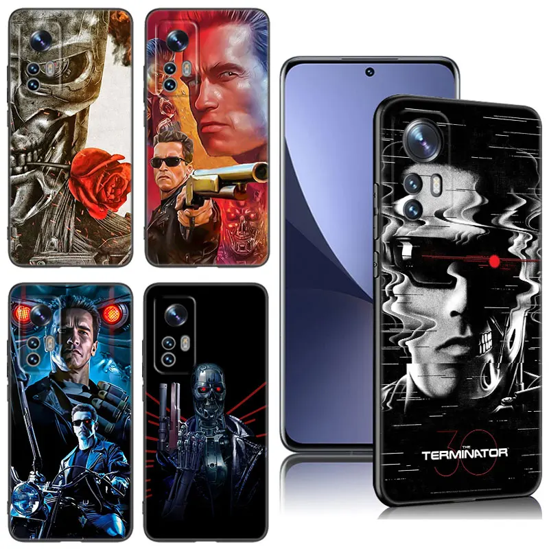 Arnold Schwarzenegger Terminator Phone Case For Xiaomi Mi 8 9 SE 10 10T 11 12 13 Lite 9T 11T 12S 12T 13 Pro 11i 12X Black Cover