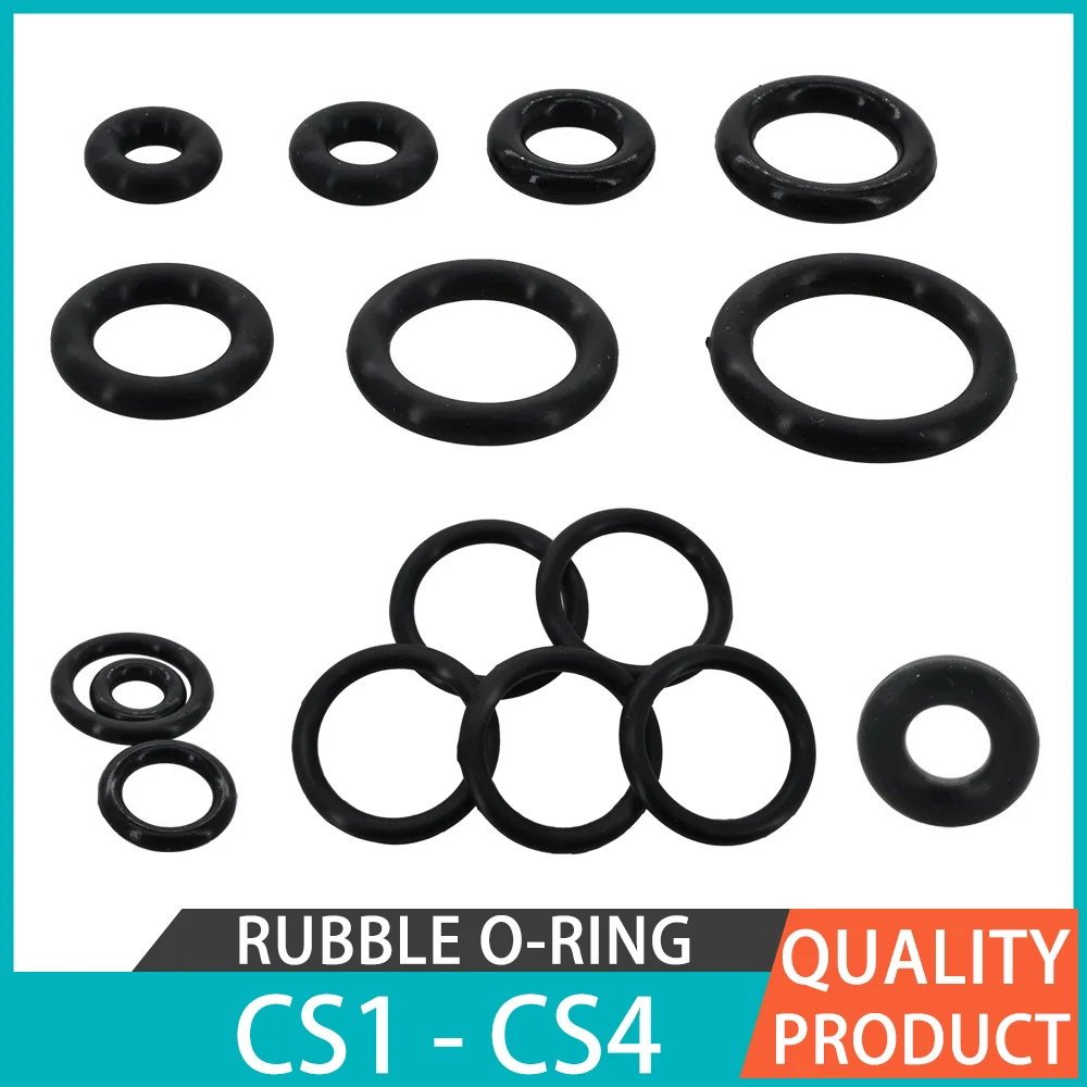 VMQ Food Grade Thickness CS1mm 2mm 3mm 4mm O-ring Silicon Insulated Sealing Ring Black Rubber Silicone O Ring Gasket Washers