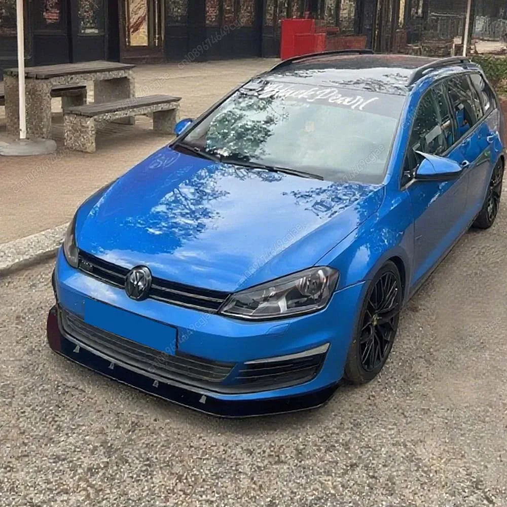 

Для VW Golf 7 7,5 MK7 MK7.5 GTI GTD R Rline 2013-2020 тюнинг автомобиля, передний бампер, спойлер, разделитель, диффузор, защита кузова, комплекты
