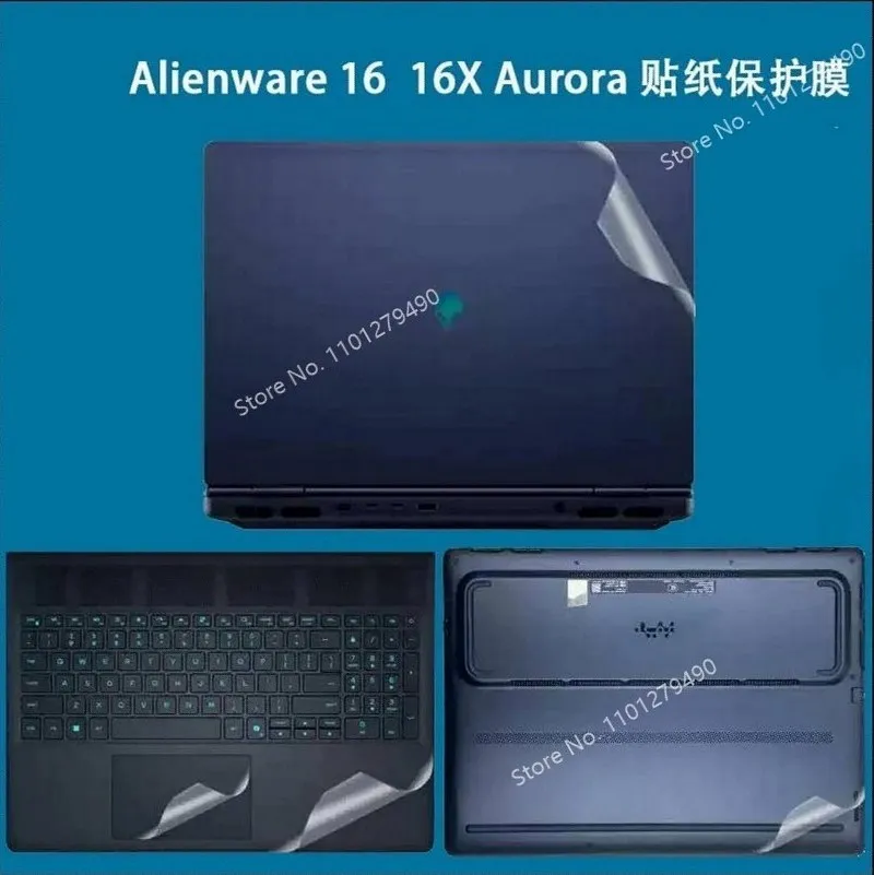 for Alienware 15 2026 DA15265 DA15260 Area-51 18 16 AA16250 16 16X Aurora AC16251 Pre Cut Laptop Vinyl Decal Cover Sticker Skin