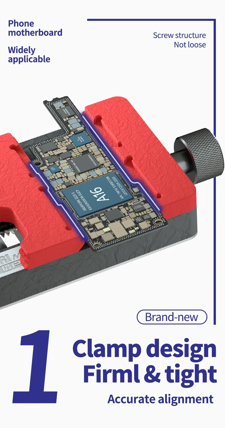 MECHANIC ORI MINI Double Axis Motherboard Fixture – Precision Tool for IP & Android Motherboard IC Chip Soldering & Repair