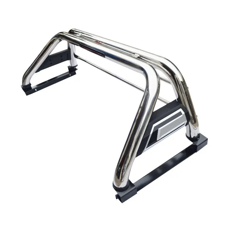 

Stainless Steel Roll Bar For Toyota Hilux Revo Mitsubishi L200 Navara DMAX Pickup Truck Rear Guard Rack