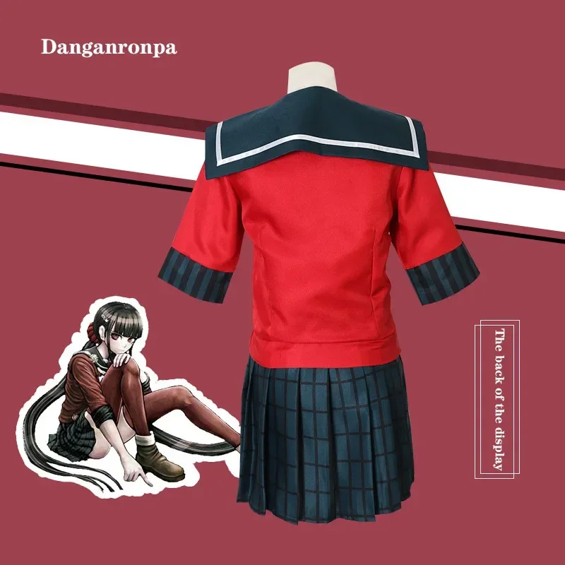 ชุดคอสเพลย์คอสเพลย์อนิเมะ danganronpa ชุดเครื่องแต่งกายวันฮาโลวีนชุดนักเรียนเด็กผู้หญิงคอสเพลย์ฮารุกาวะมากิ