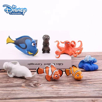 6pcs/Set Disney Finding Nemo Dory Clownfish PVC Action Figure Toys Model Figurine Doll Collection Ornament Dolls Kids Xmas Gifts