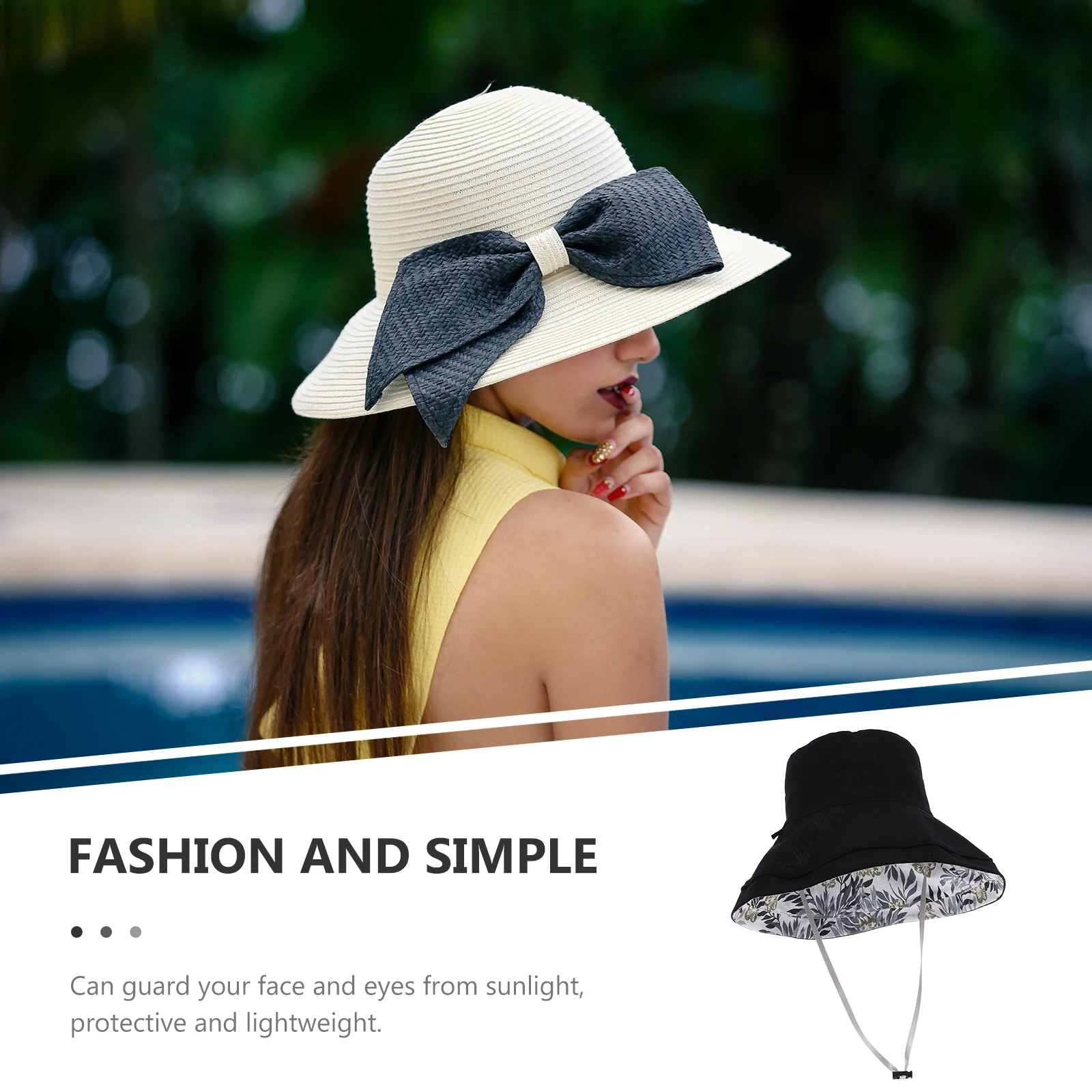 

Garden Beach Fisherman Sun Hat Fishing Hats for Women Outdoor Cooling Black Cap