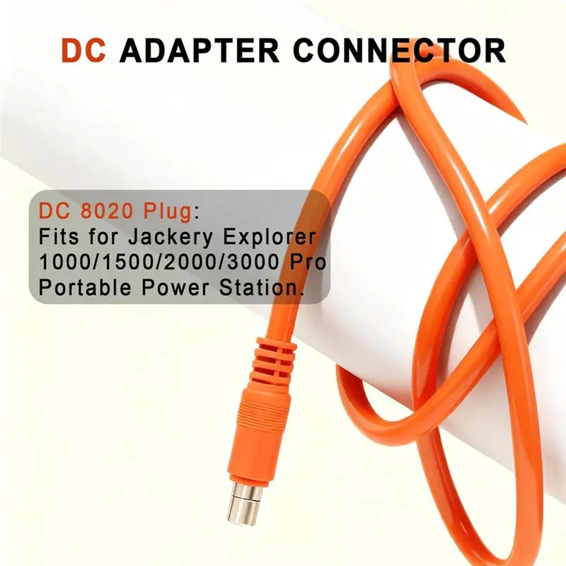 MOPHE-For Jackery Explorer 1000Pro/2000Pro/3000Pro 10FT Car Charging Cable- DC8020 14AWG Car Cigarette Lighter Power Cab