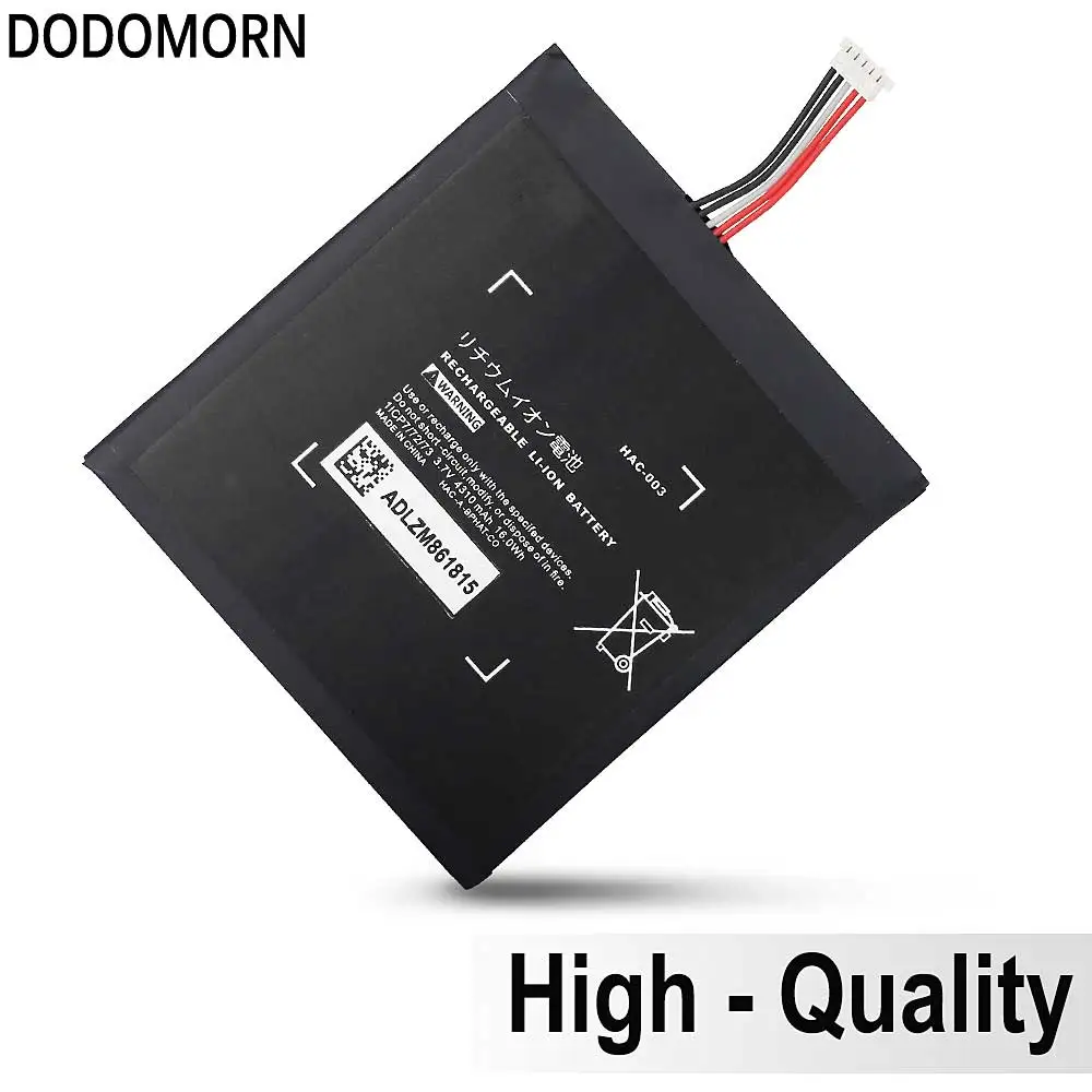 DODOMORN HAC 003 Battery For Nitendo Switch 2017 Game Console 3.7V 4310mAh Li-ion Rechargeable Batteries With Repair Tools