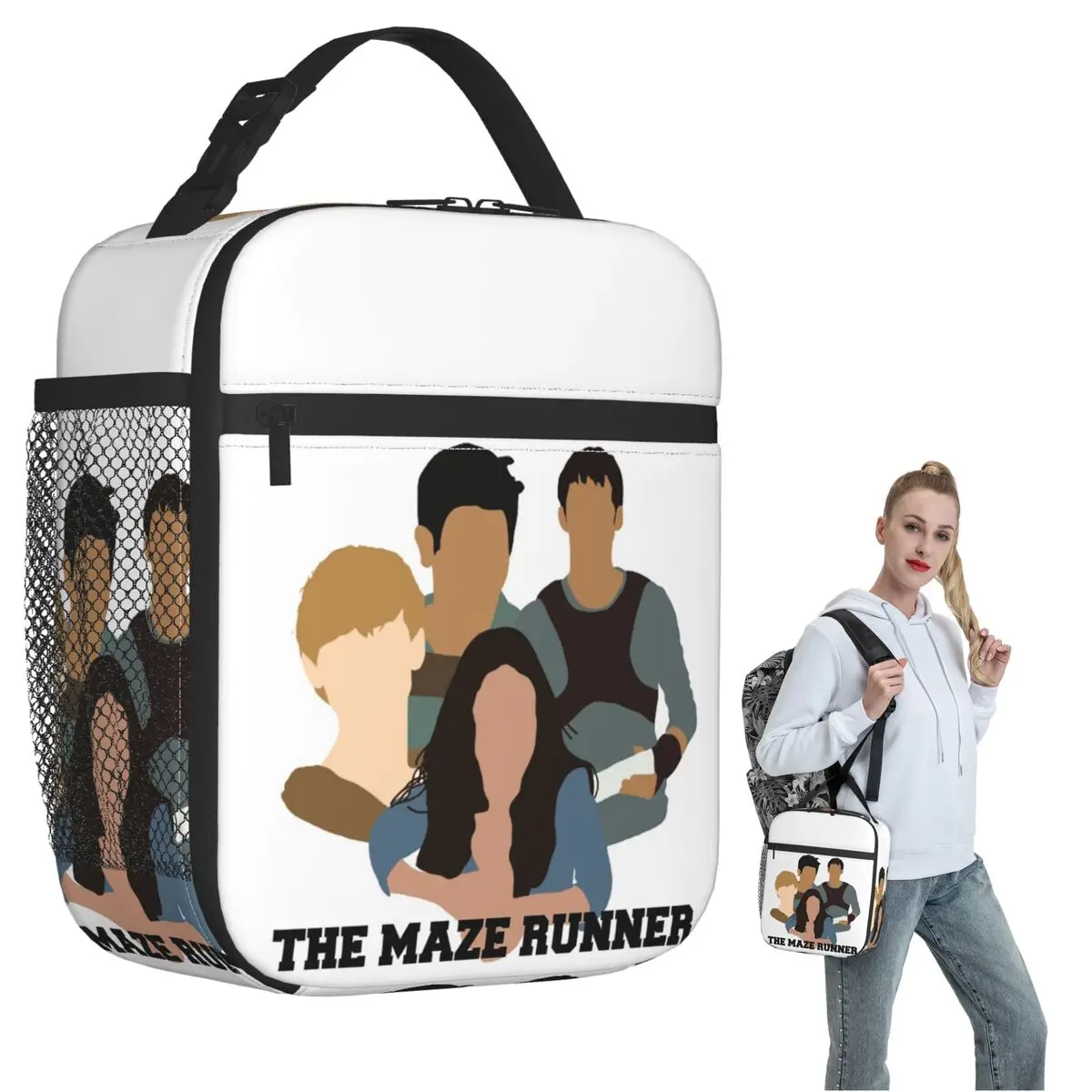 

Изолированная сумка для обеда The Maze Runner для женщин и детей, портативные контейнеры для еды, термосумка для обеда