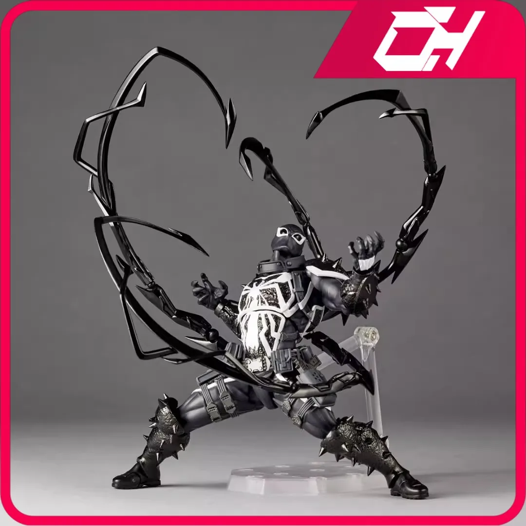 

17cm Marvel Figure Venom Agent Anti-hero Yamaguchi Anime Peripheral Pvc Action Figure Model Movable Desktop Ornament Gifts Toys