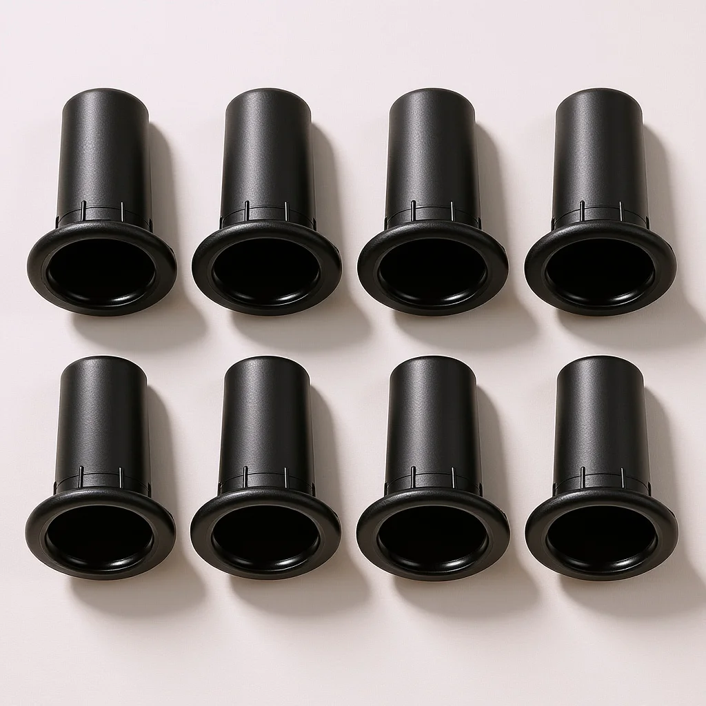 

8Pcs Speaker Box Port Pack Improved Bass Response Professional Appearance Tubes Speaker Port Tube Bass Reflex Tube