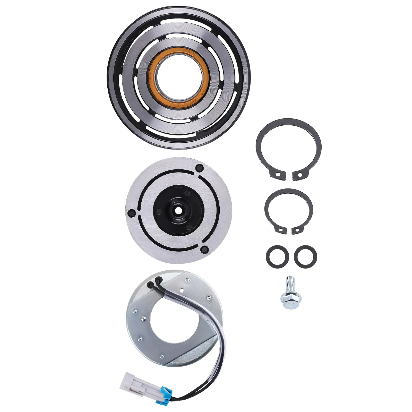 Air Conditioning Compressor Magnetic Clutch Pulley Magnetic Coil for Opel Astra G Corsa