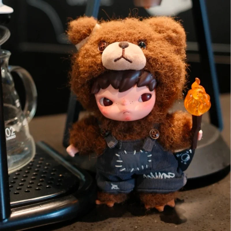 

Genuine Popmart Hirono Living Wild Plush Vinyl Doll Cute Designer Toys Kawaii Model Garage Kit Home Decoration Birthday Gift